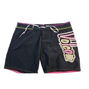 Volcom  juniors cinch fly board shorts swim boy shorts tomboy 90s vintage 11